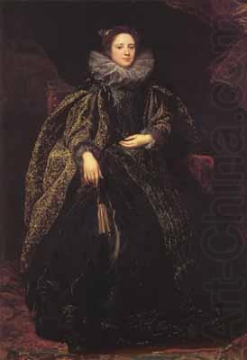 Portrait of an unknown genoese lady (mk03), Anthony Van Dyck